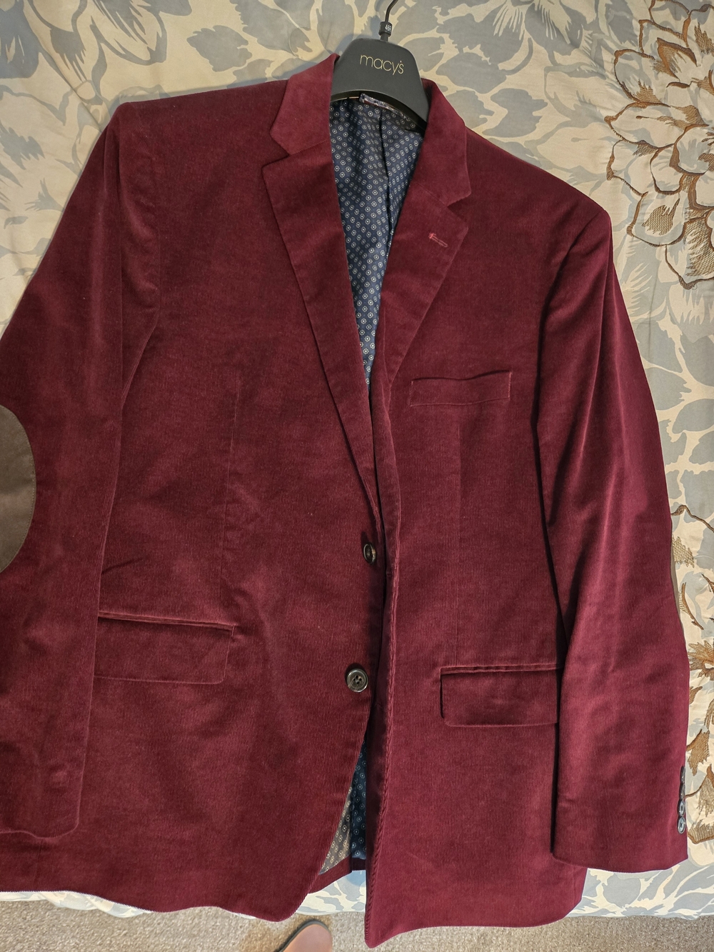 Ralph Lauren Wine/Burgundy Corduroy Blazer